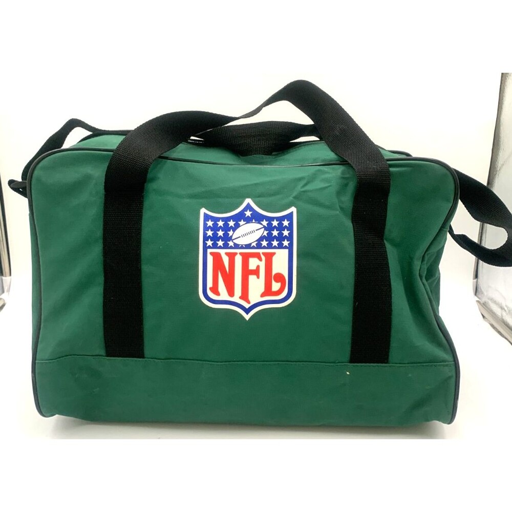 Lot of (2) NFL Green Tote Duffle Gym Athletic Bags Duffel Sport Luggage Innovo